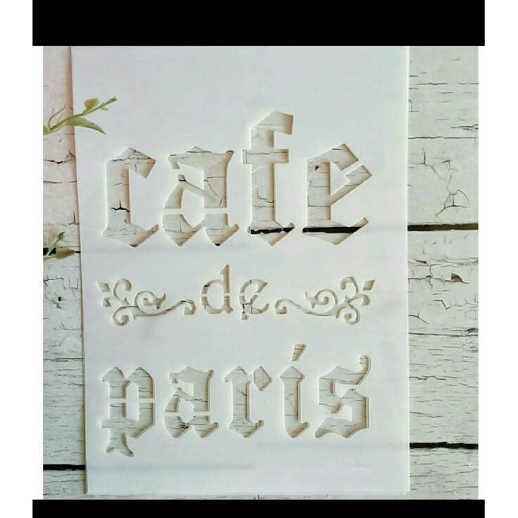 

Stencil ukuran 13x21 cm