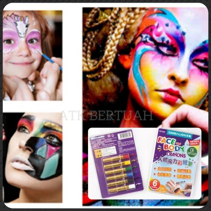 

SIMBALION FACE AND DY CRAYON KRAYON CAT LUKIS WAJAH BADAN