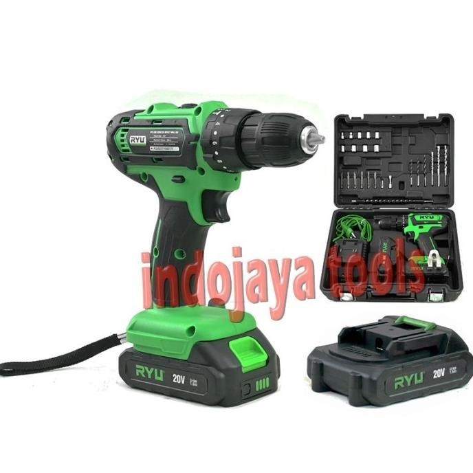 Ryu Bor Tembok Baterai Cordless Rci 20V Impact Drill Set 20 V Battery