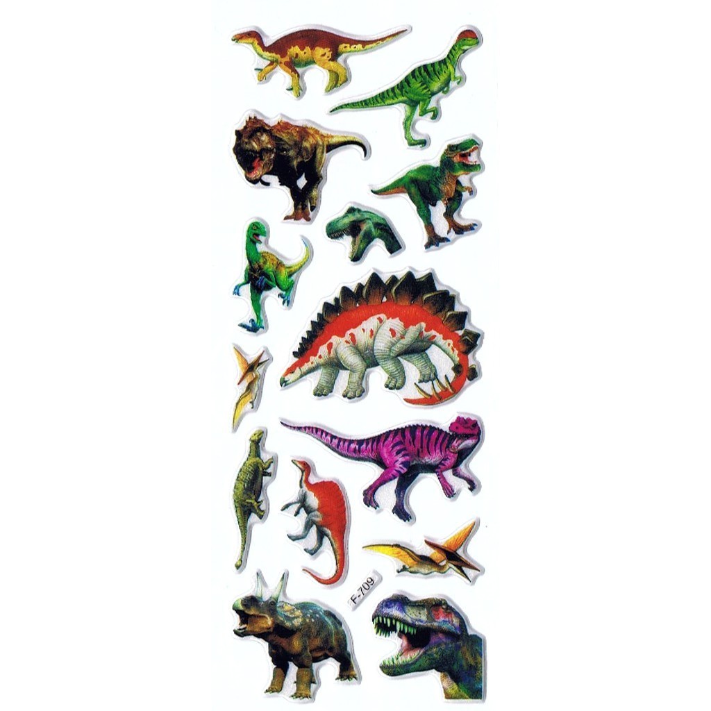 

SK410 Stiker Sticker Timbul Set Strip Aneka Gambar Kartun Dinosaurus