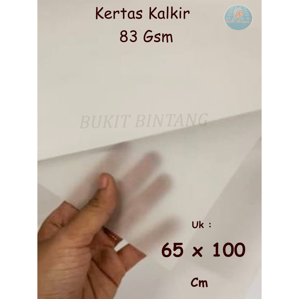 

Kertas Kalkir 83 Gsm Ukuran Plano ( 65 x 100 Cm )