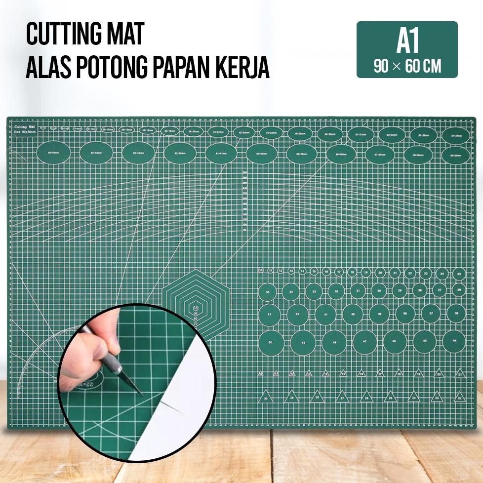 

READY >> QJH WORKING PAD CUTTING MAT ALAS POTONG PAPAN KERJA A1 90 X 60 CM