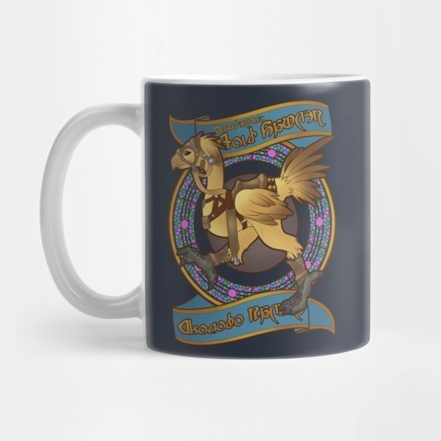 Mug Kopi Balap Chocobo Chocobo Racing Coffee Mug