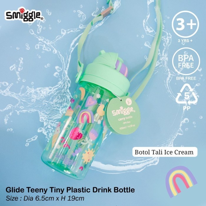 SALE BOTOL MINUM SMIGGLE TALI PANJANG ANAK SEKOLAH TK
