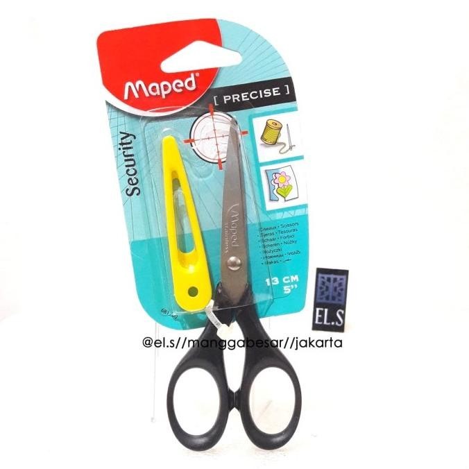 

Maped Precise Scissors with cap 13 cm ( Gunting )