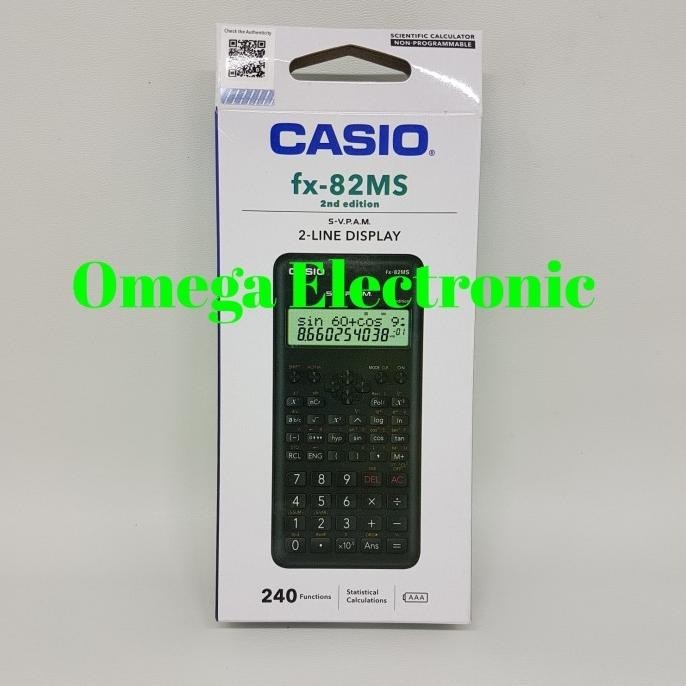 

Casio FX-82MS Scientific Calculator Kalulator Ilmiah Sekolah Kuliah