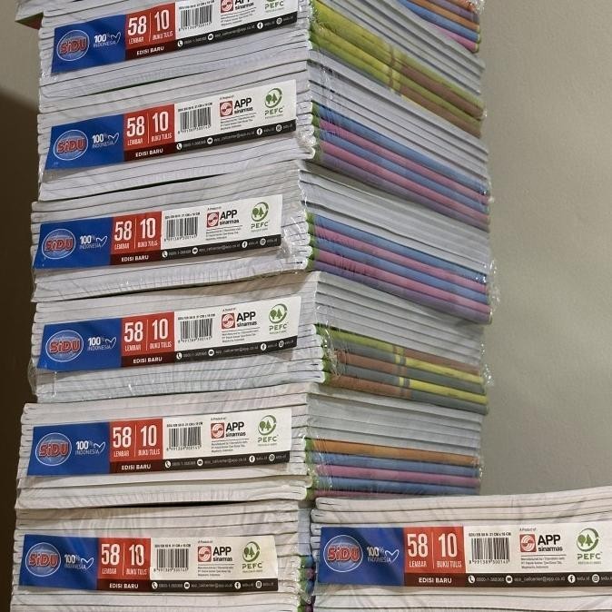 

[1 Pack] Buku Tulis SIDU Isi 58 Lembar