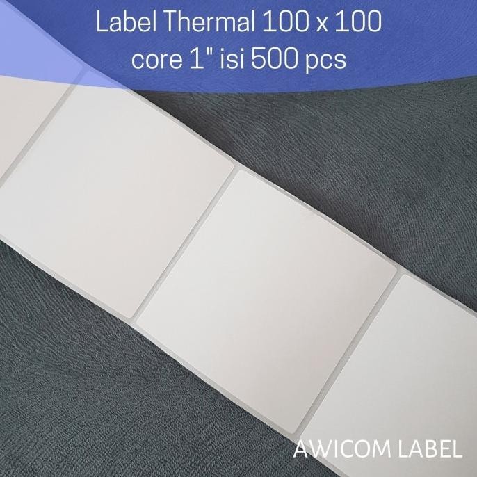 

Label Barcode Direct Thermal 100x100 mm 100 x 100 core 1 inch isi 500