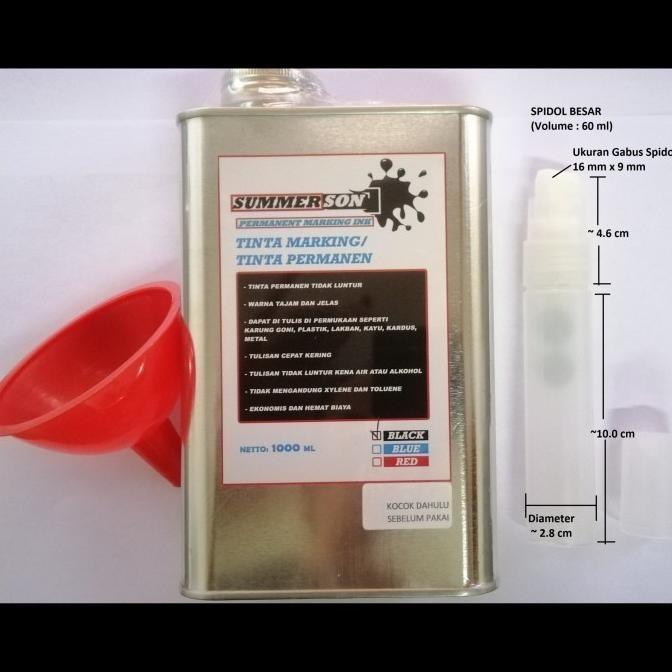 

Tinta Refill Spidol Permanen Summerson 1 Liter