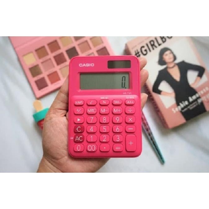 

CASIO Colorful Calculator MS-7UC-Red