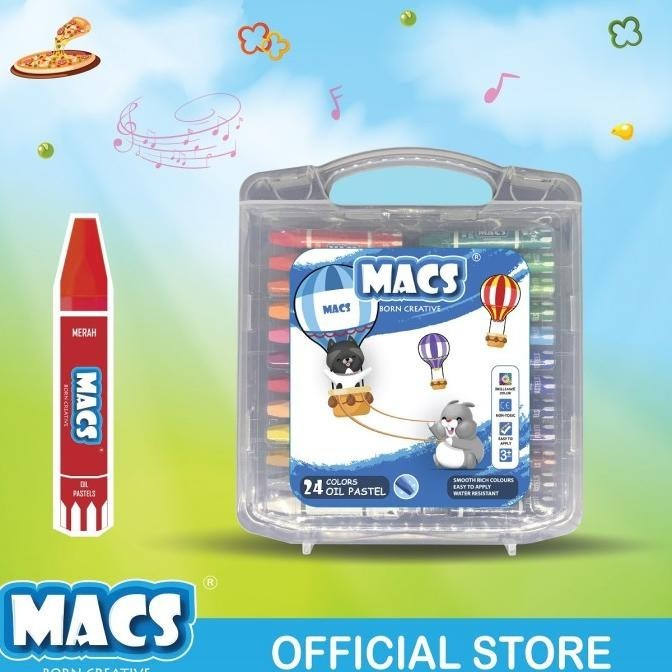 

Crayon Oil Pastel color Macs 24 warna