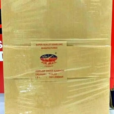 

Amplop Coklat Folio AirMail
