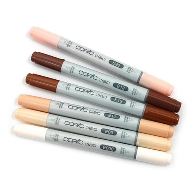 

Copic Ciao Set 6 warna Skin