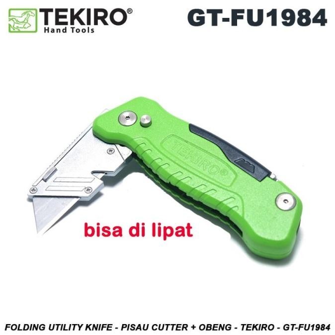 

Pisau Cutter lipat + Obeng - Tekiro GT-FU1984 Folding Utility Knife