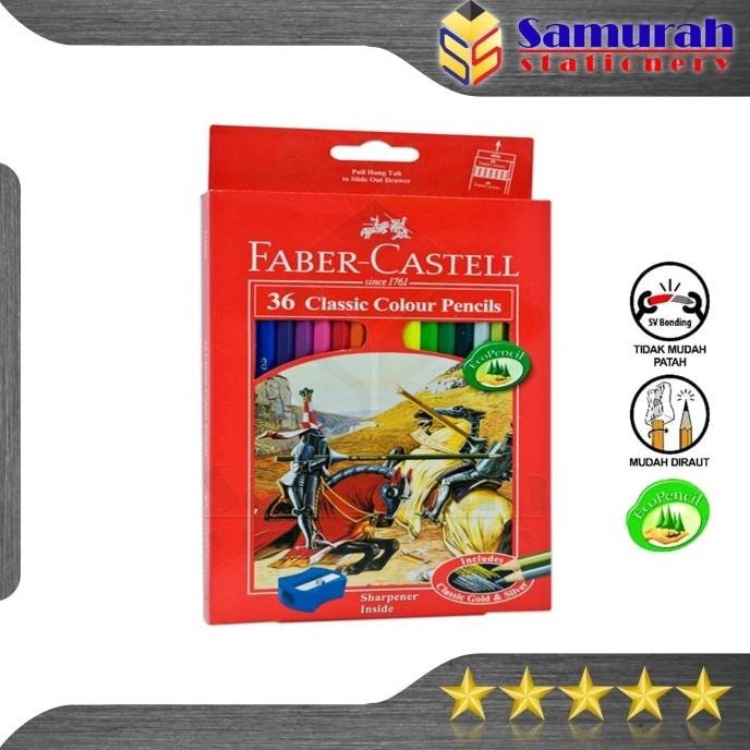 

Pensil Warna Faber Castell 36 Warna Classic Color Pencil Faber-Castell