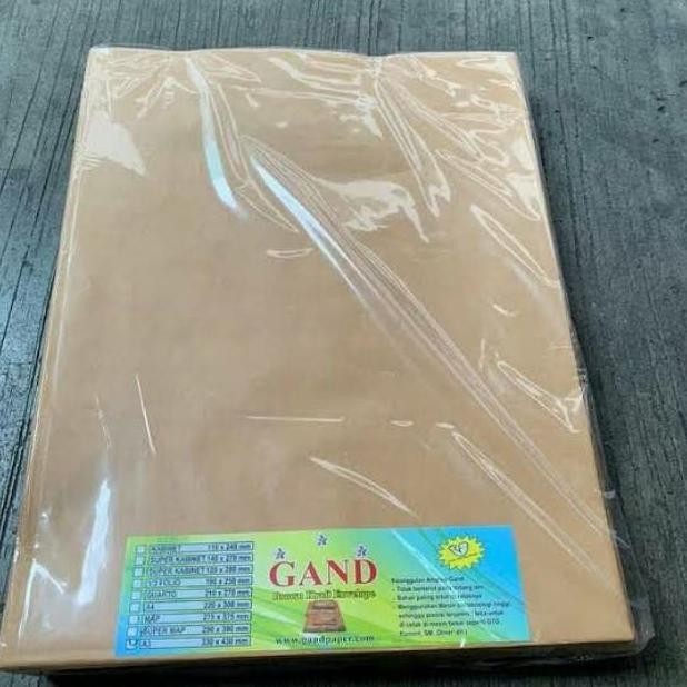 

Amplop Cokelat A3 Besar (33 x 43 cm) Tebal 80 Gsm
