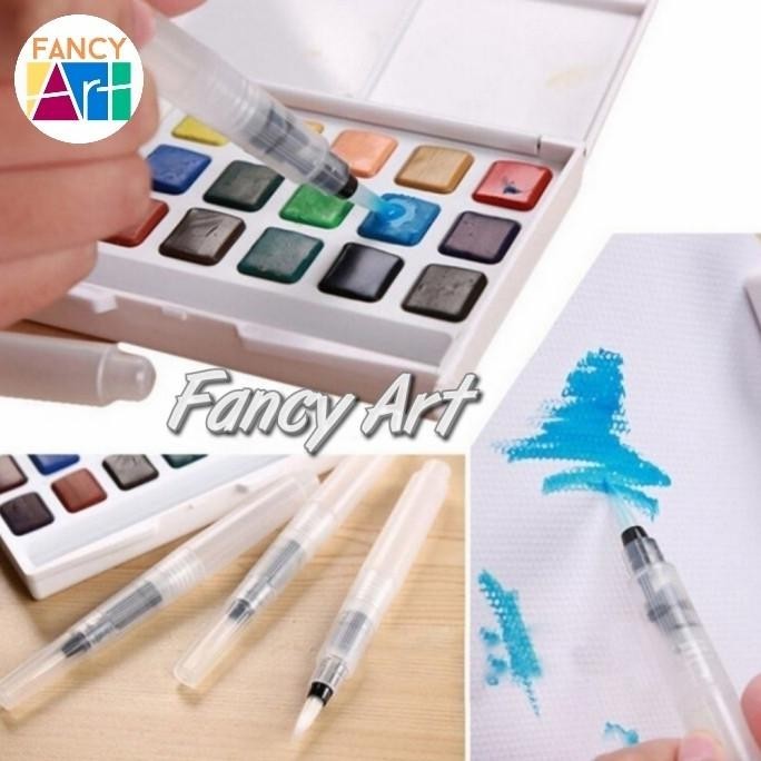 

Drawing & Calligraphy Water Brush Round Pen set 3 - kuas cat air