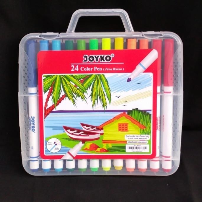 

Spidol Joyko 24 Color Pen Set CLP-05