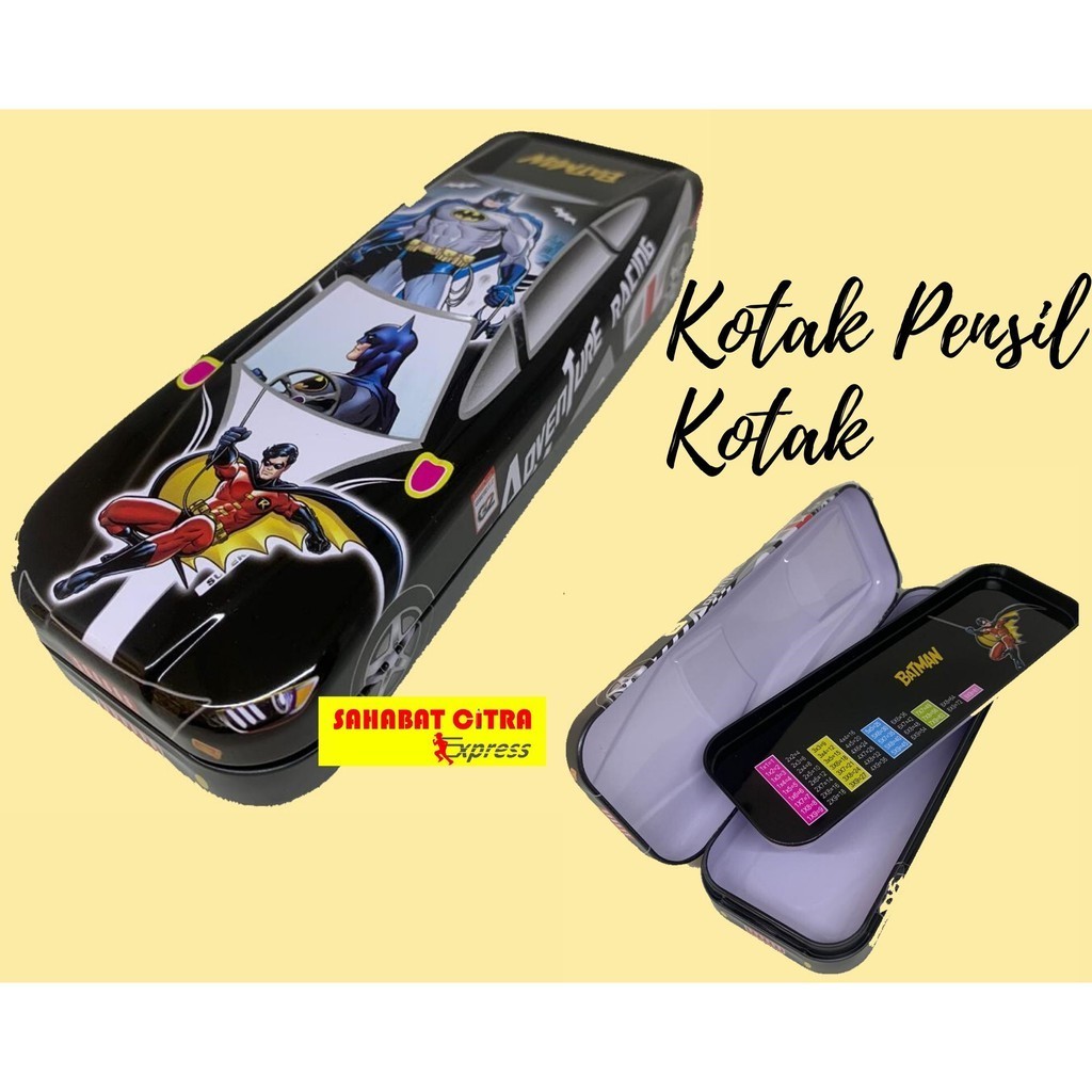 

KOTAK PENSIL KALENG MOTIF MOBIL 铅笔盒