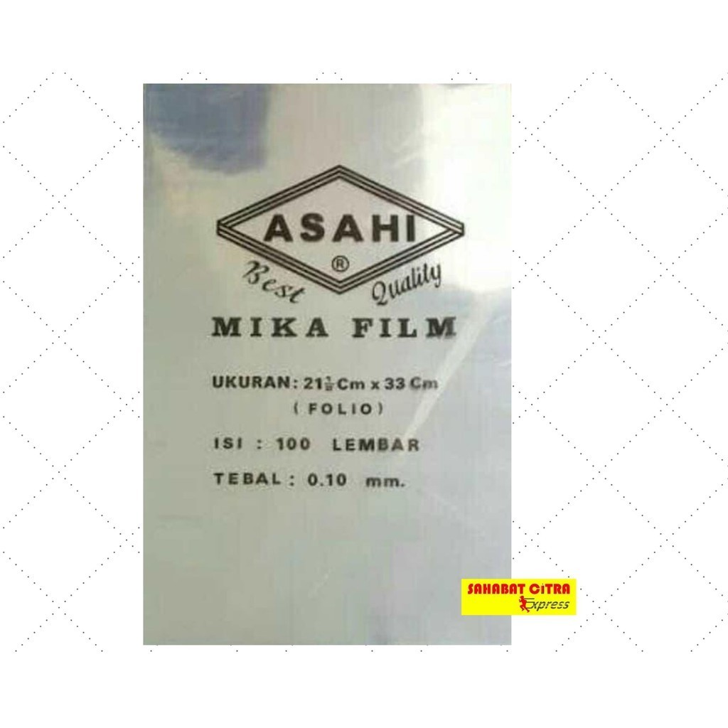

PLASTIK MIKA FOLIO ASAHI PACK ISI 100 塑料