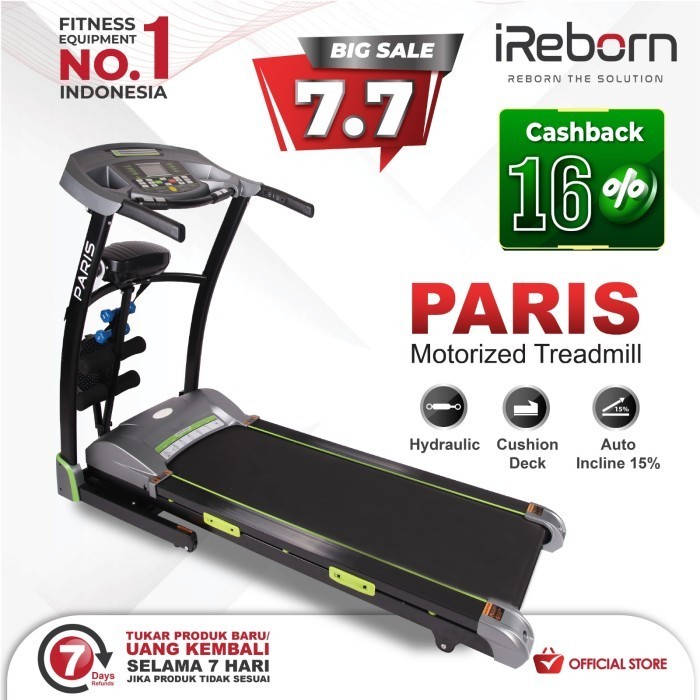 Alat Fitness Treadmill IReborn Paris