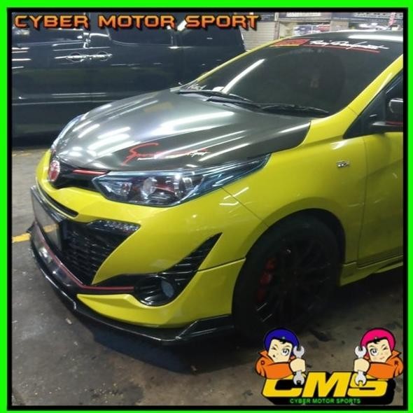 Lips Bumper Depan Yaris . Bodykit Yaris. Front Lips Bumper Toyota