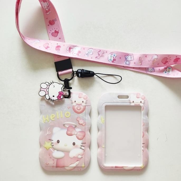 

ID Card Holder Name Tag Lanyard / Kalung Kartu Cute Sanrio Mascot 6