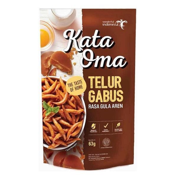 

KATA OMA TELUR GABUS GULA AREN POUCH 63 GR