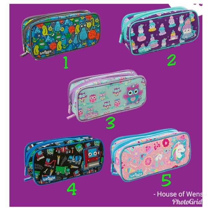 

SMIGGLE CRUISER POPPY PENCIL CASE - TEMPAT PENSIL SMIGGLE