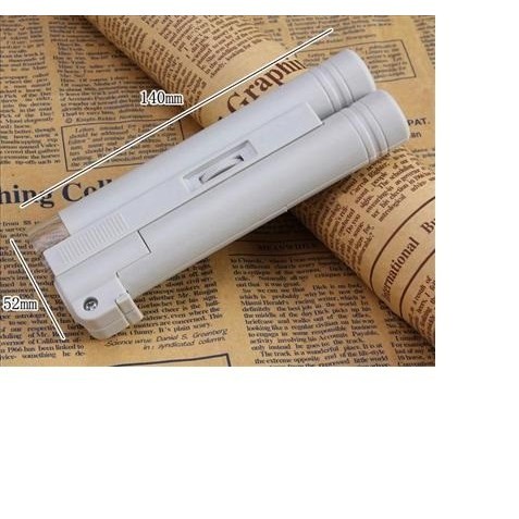 

Portable Pocket Zoom 100X Microscope Loupe -