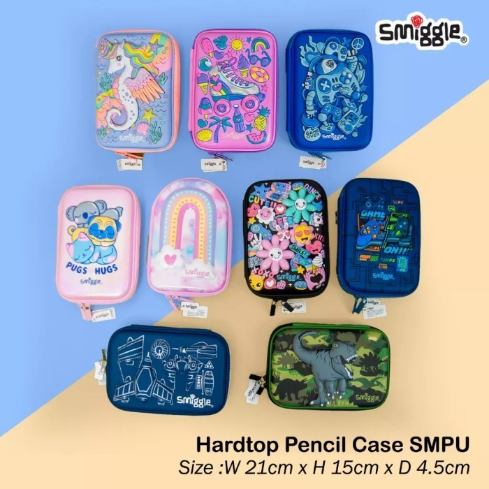 

smgl hardtop pencil case motif tempat kotak pensil anak import