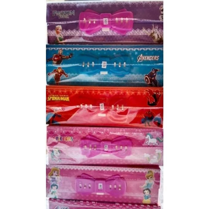 

kotak pensil 3D/ kotak pensil 3 tingkat motrif kartun&anime lucu/kotak pensil kode tiga tingkat