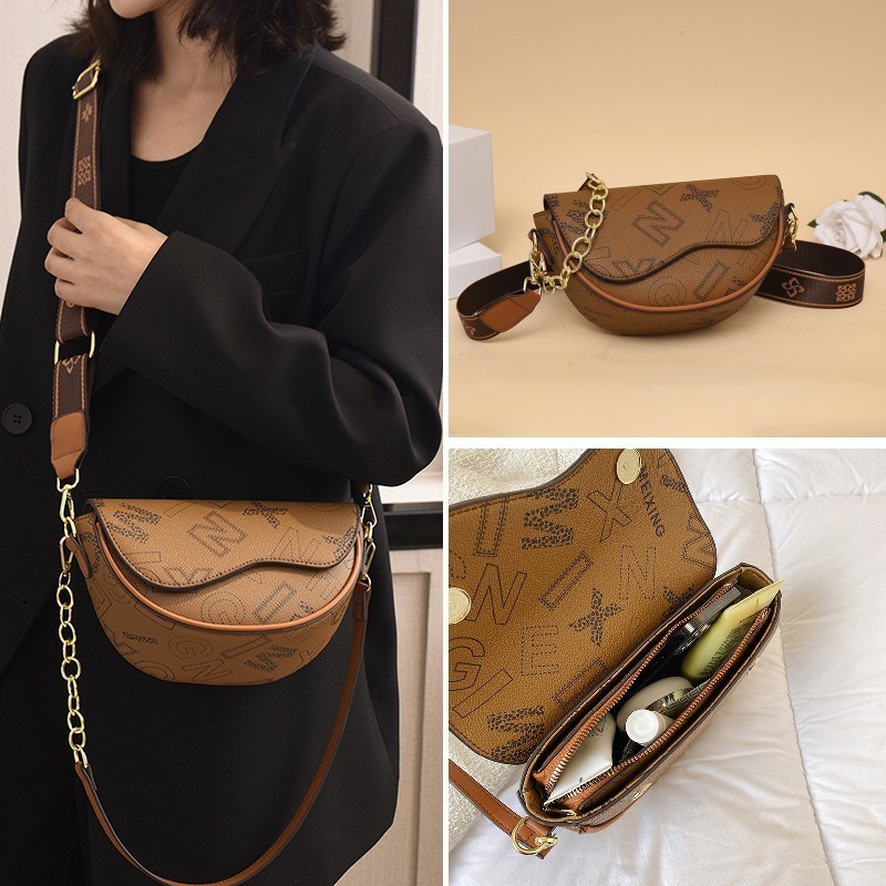 

Tas Selempang Kulit PU Klasik Fashion Ins Korea Baru Wanita 4 Warna Tas Selempang Wanita untuk Hadiah Wanita