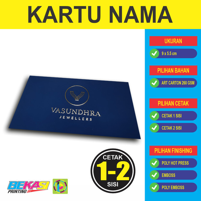 

Kartu Nama Timbul Emng / Deng Art ton 260 GSM