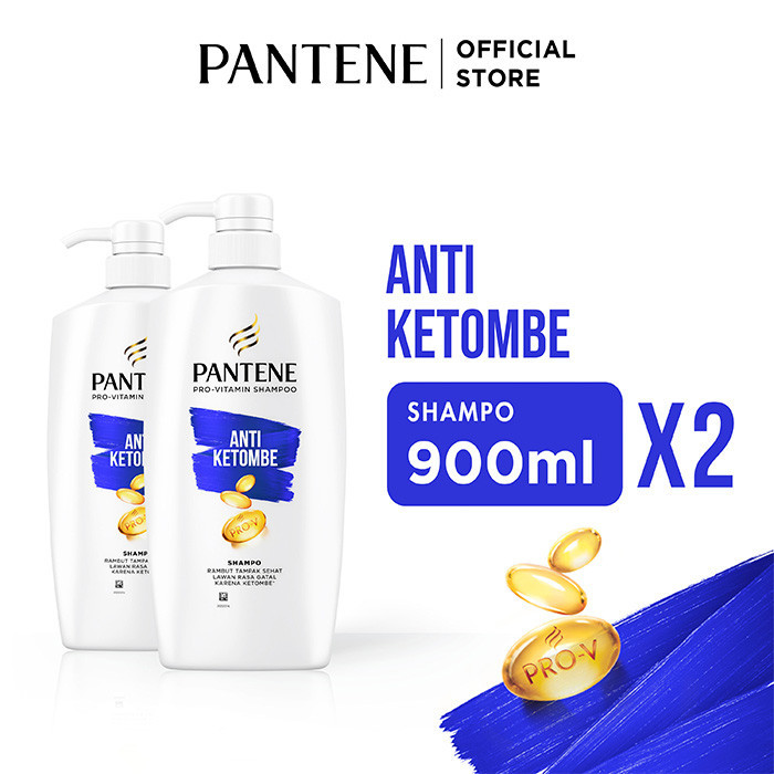 Pantene Sampo Anti Ketombe Pro-V Perawatan Rambut 900ml x2 / Pantene Shampoo