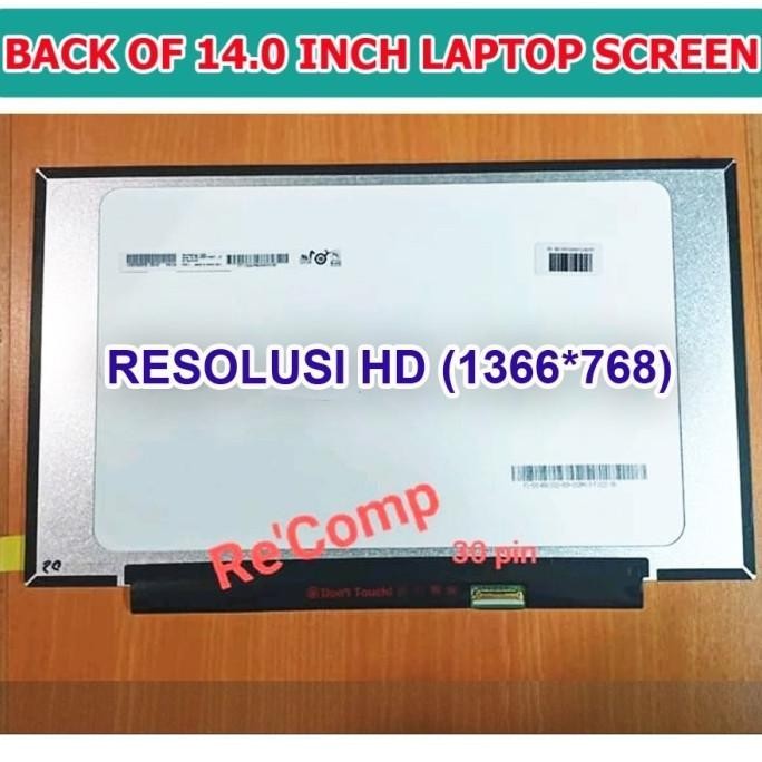 LED LCD HP 14S-CF1051TU 14S-CF1046TU 14S-CF2017TU 14S-CF2018TU TERBATAS
