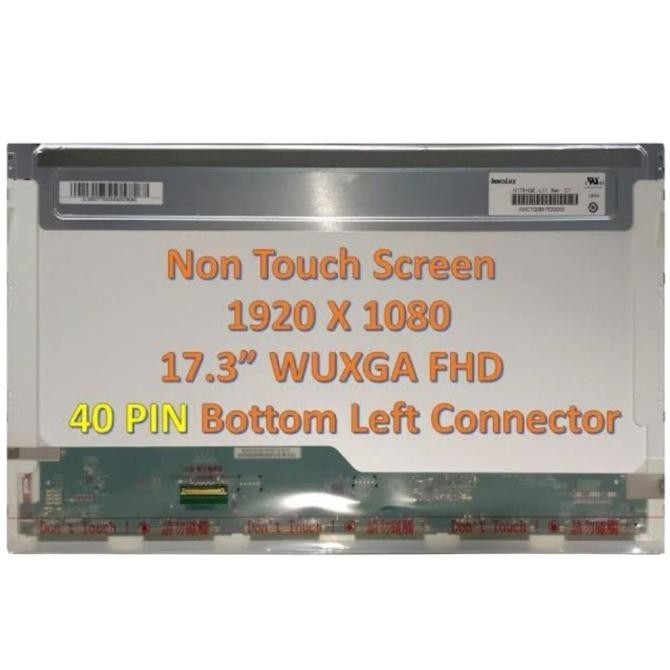 LED LCD Laptop N173HGE-L11 LP173WF1 (TL)(A1) 17.3 Inch 40 Pin Full HD ASLI
