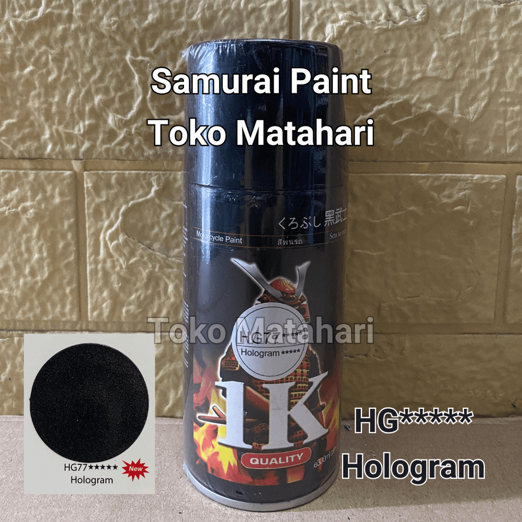 Samurai HG77***** Hologram Cat Semprot Samurai Kurobushi