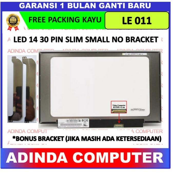 LED LCD Layar Screen Laptop Asus A409FJ EK502T A409 A409F No Bracket BARU