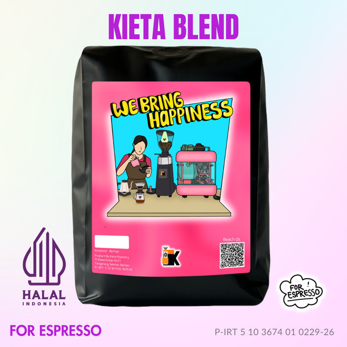 

Biji Kopi Espresso Blend Kieta 250Gr