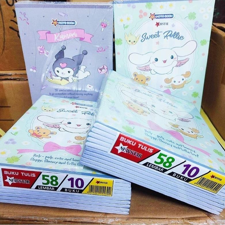 

Diskon Buku Tulis Karakter Sanrio Kuromi Dan Cinamorol (10 Buku 58 Lembar) Viral
