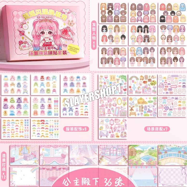 

Berkualitas Mainan Stiker Ganti Muka, Stiker Ekspresi Girl Change Makeup Stiker BisaCod