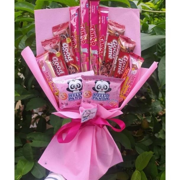 

Flashsale (K) Buket Pink Hemat Terjangkau Pas Dikantong Cantik/Paket/Bingkisan Snack Ulang Tahun/Ultah/ Wisuda/Kado/Hadiah/ Anniversary / Cewe Cod