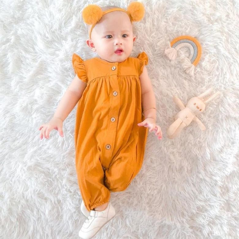 Premium Romper Bayi Perempuan/Jumper Bayi Perempuan/Jumpsuit Bayi Perempuan/Jumper Set Bandana Viral