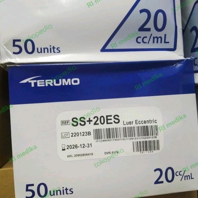 [ Bv ] Spuit 20Cc Terumo/Syringe 20Cc Terumo !! Ready