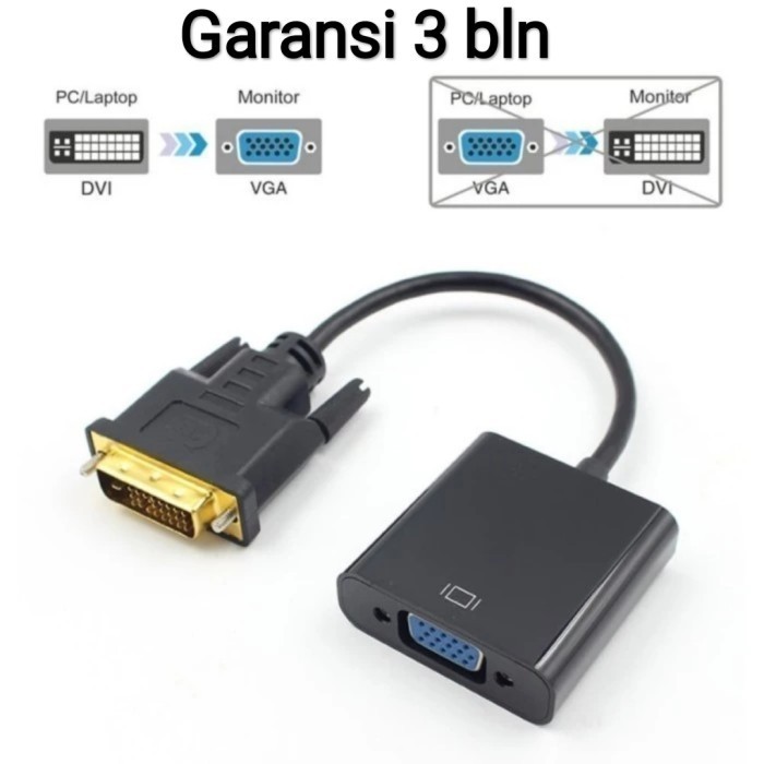 Konverter DVI 24+1 to VGA aktif DVI to VGA aktif K02