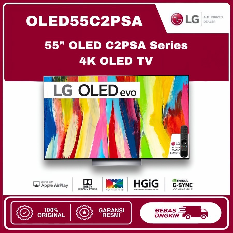 TV LG OLED55C2 PSA 55 Inch DIGITAL 4K OLED SMART TV OLED55C2PSA