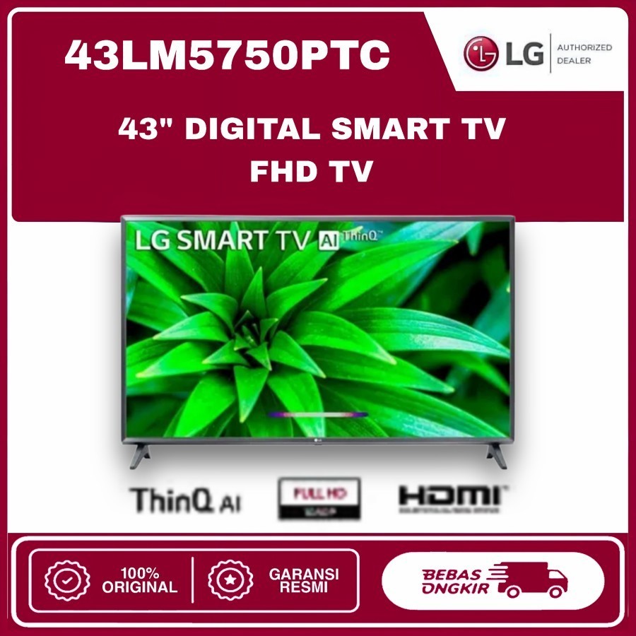 TV LED LG 43LM5750 PTC 43 Inch LM5750 DIGITAL FHD SMART TV 43LM5750PTC