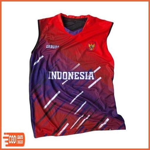 Original Jersey Baju Olahraga Voli Volly Lari Printing Singlet Lekbong Pria Wanita Terbaik