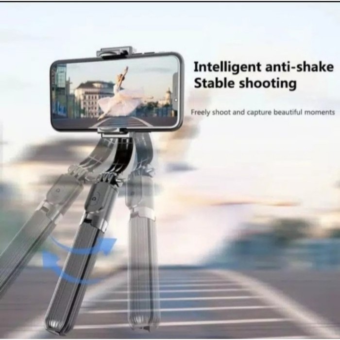Gimbal Stabilizer Hp Smartphone Selfie Q08 Anti Goyang